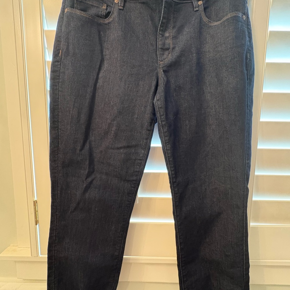LOFT Woman’s Dark Blue Relaxed Jeans